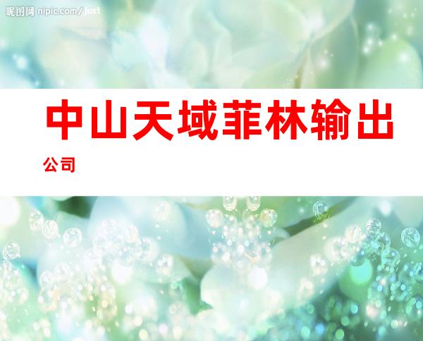 中山天域菲林输出公司